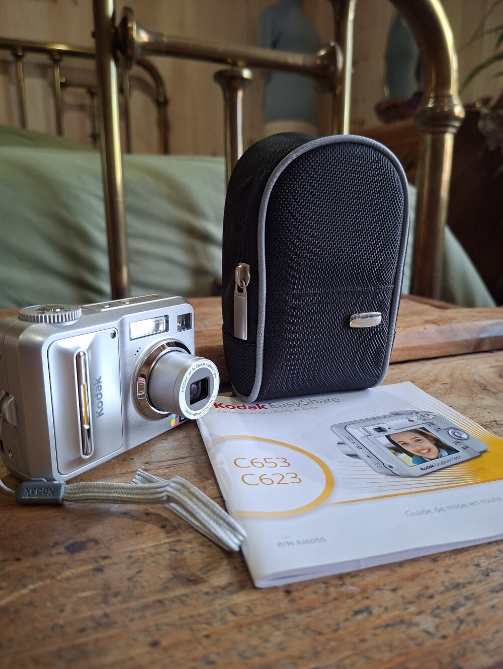 Kodak EasyShare C653 Digital Camera Silver 6.1MP + Travel Case Bag TESTED